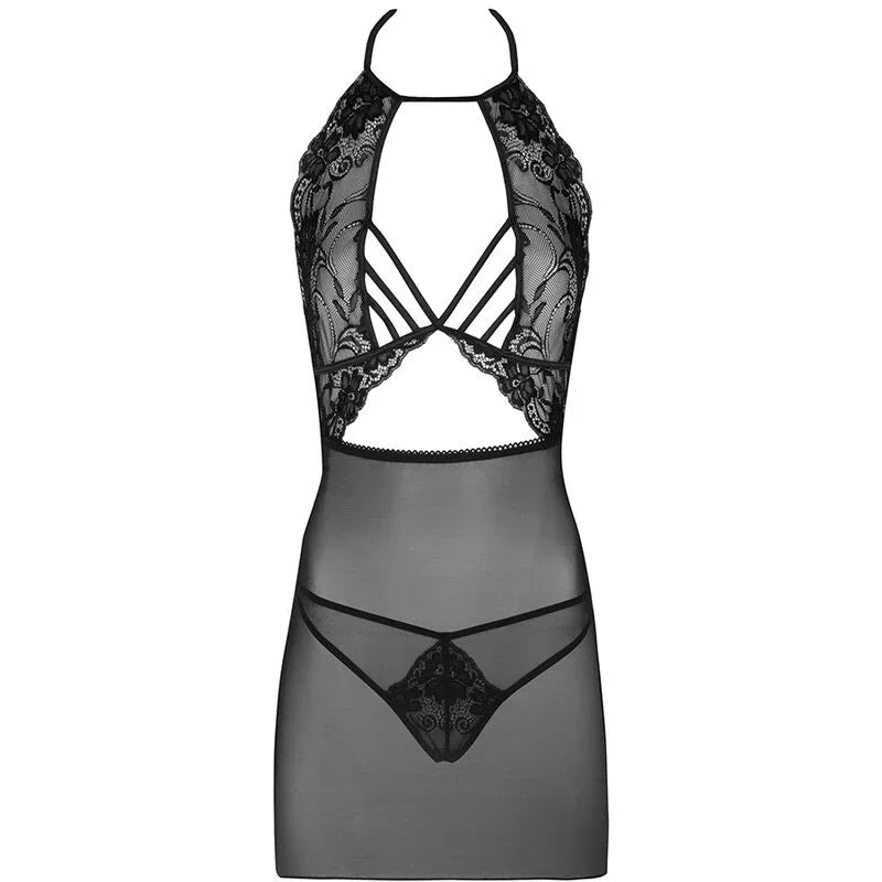 Livco Corsetti Fashion Malviami Lc 90625 Chemise + Culotte Noir
