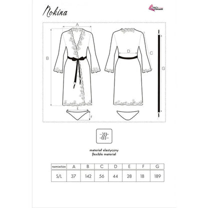 Livco Corsetti Fashion – Robe Nokina Lc Xg055 + Culotte Noir taille Unique