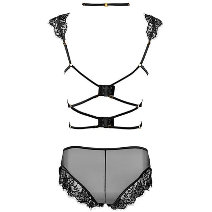 Livco Corsetti Fashion Palmenom Lc 90614 Soutien Gorge + Culotte Noir