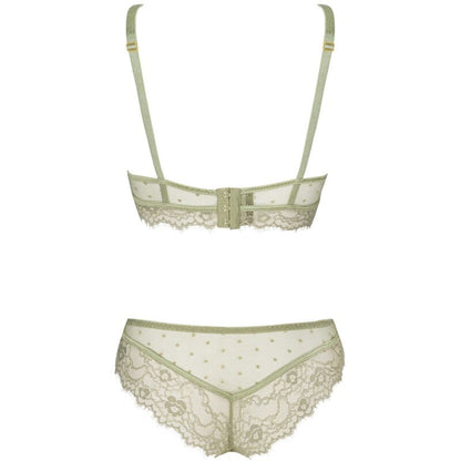 LIVCO CORSETTI FASHION - PINE LC 90667 SUJETADOR + BRAGUITA CAQUI L/XL