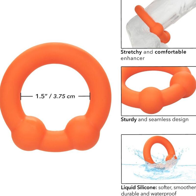 CALEXOTICS - ALPHA ORANGE DOUBLE BALL RING