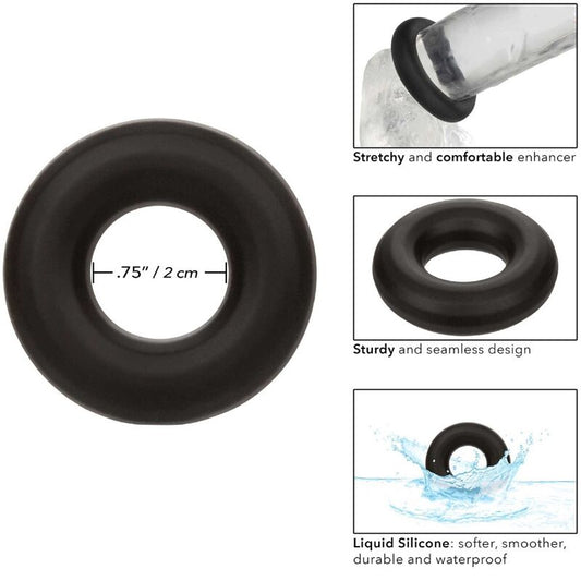 CALEXOTICS - ALPHA MEDIUM RING PROLONG BLACK