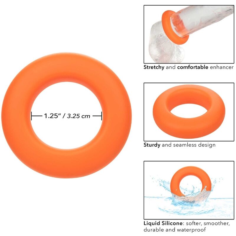 CALEXOTICS - ALPHA PROLONG ANILLO NARANJA GRANDE