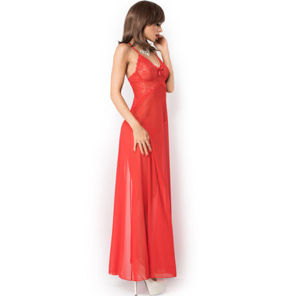CHILIROSE - CR 3883 BABYDOLL LARGO NEGRO L/XL