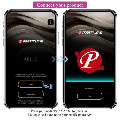 Pretty Love – Hector Electroshock Vibrateur Par App Control Violet