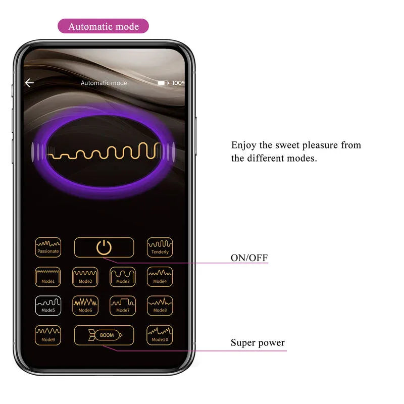 Pretty Love – Hector Electroshock Vibrateur Par App Control Violet
