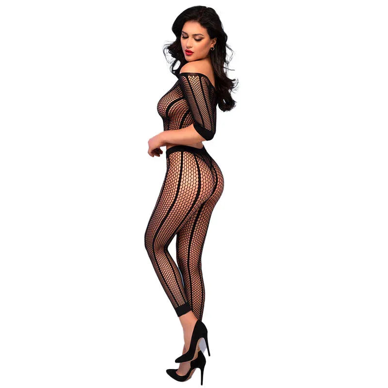 Chilirose – Cr 4647 Top & Leggins Noir S / M