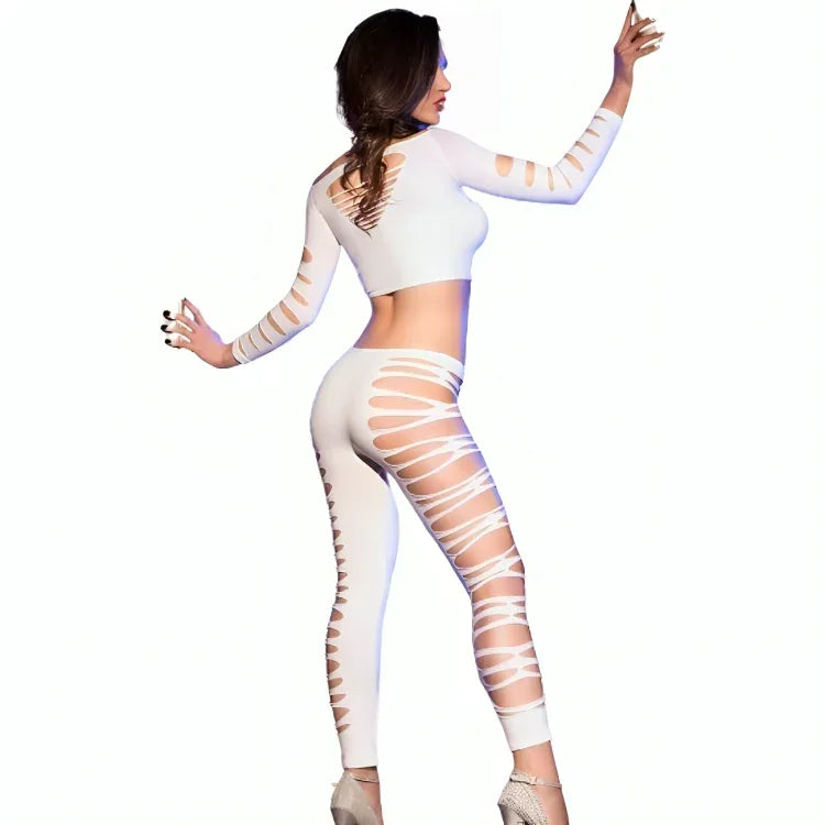 Chilirose Cr 3654 Top & Leggins Rose S/M