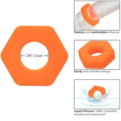 Calexotics – Alpha Bague Prolong Sexagon Orange
