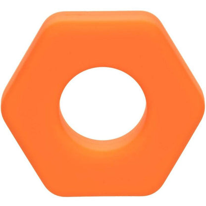 CALEXOTICS - ANILLO DE EXTENSIÓN SEXAGONAL NARANJA ALPHA
