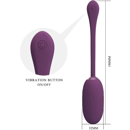 Pretty Love Doreen Oeuf Vibrant Rechargeable Violet