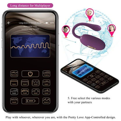 Pretty Love Doreen Oeuf Vibrant Rechargeable Violet