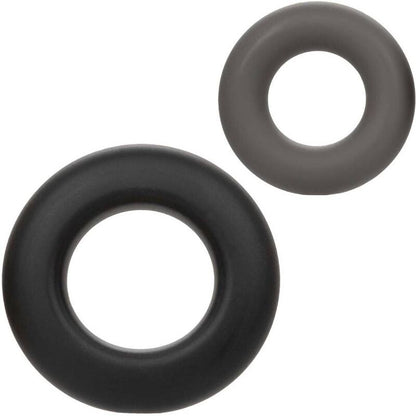 CALEXOTICS - ALPHA PROLONG PACK OF 2 GREY RINGS