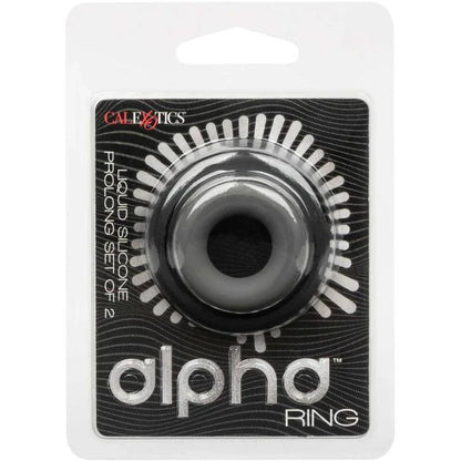 Calexotics – Alpha Prolong Lot de 2 Bague Gris