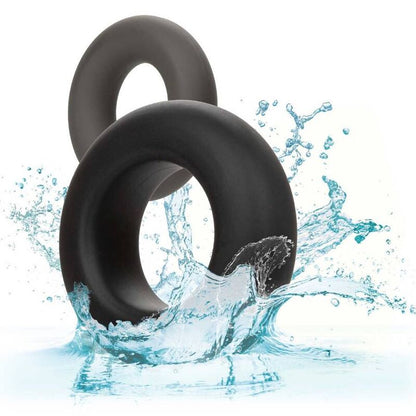 CALEXOTICS - ALPHA PROLONG PACK OF 2 GREY RINGS