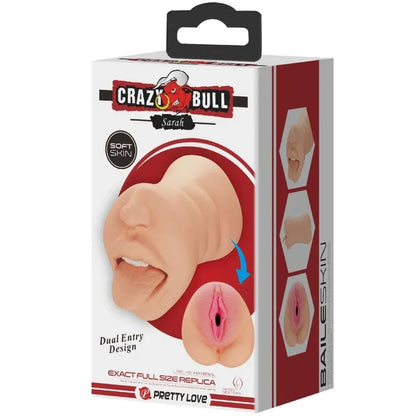 Crazy Bull – Mastubador en Forme de Vagin Sarah Double Entrée
