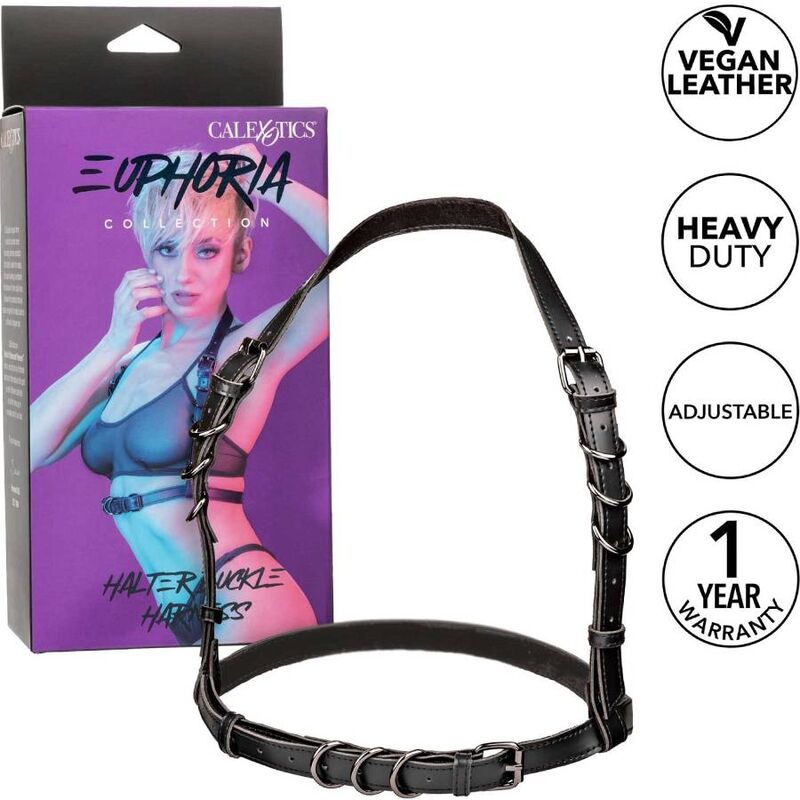 CALEXOTICS - EUPHORIA ARNÉS HEBILLA HALTER NEGRO