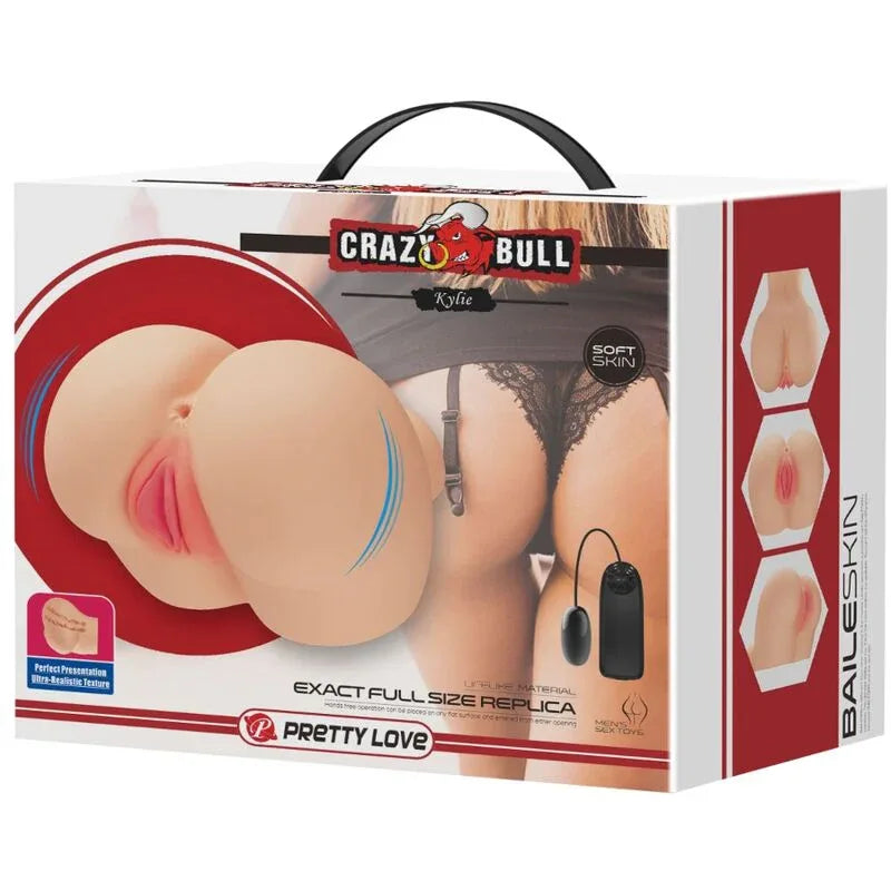 Crazy Bull – Vibrateur Réaliste Vagin et Anus Kylie