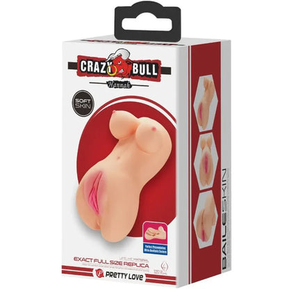 Crazy Bull – Vibrateur Vagin et Anus Réaliste Hannah