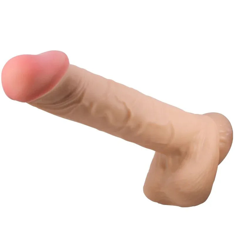 Pretty Love – Série Sliding Skin Gode Réaliste avec Ventouse Sliding Skin Flesh 26 cm