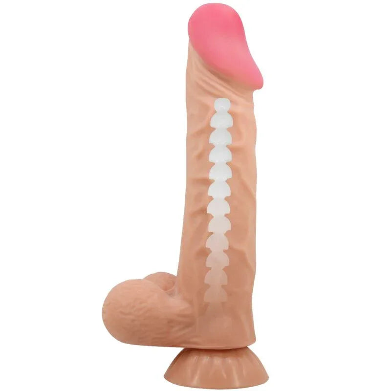 Pretty Love – Série Sliding Skin Gode Réaliste avec Ventouse Sliding Skin 24 cm