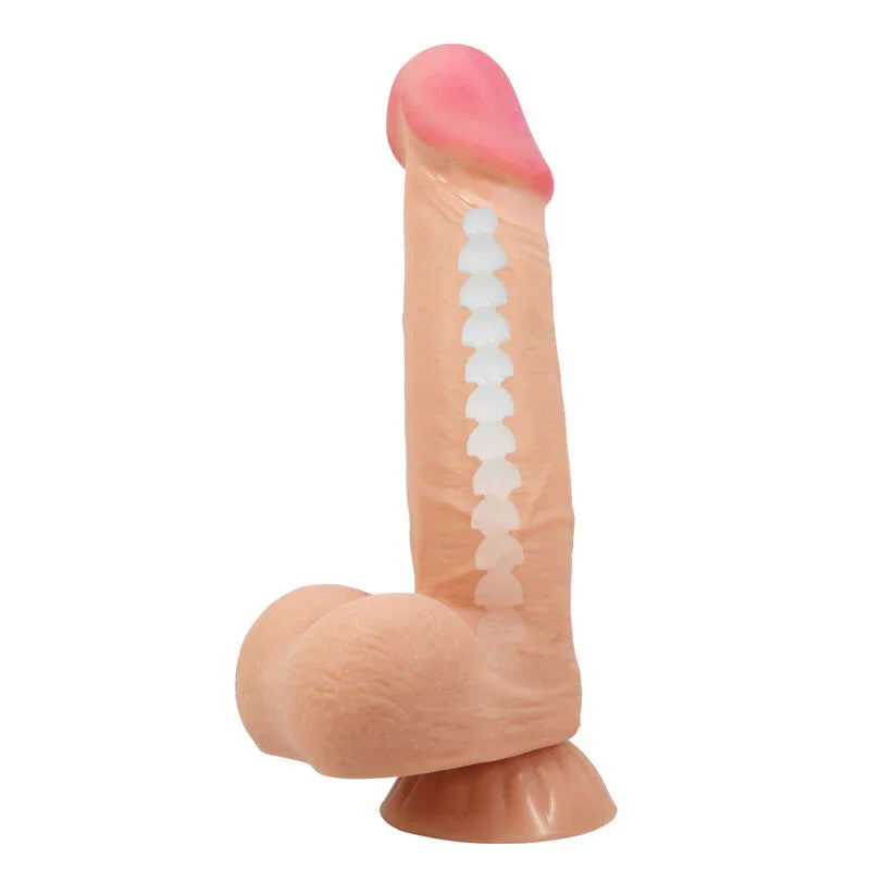 Pretty Love – Série Sliding Skin Gode Réaliste avec Ventouse Sliding Skin 21,8 cm
