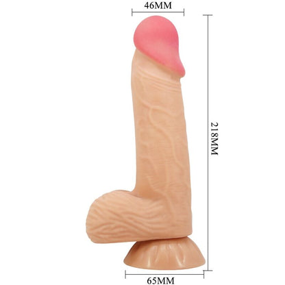 PRETTY LOVE - SÉRIE SLIDING SKIN GODE RÉALISTE AVEC VENTOUSE SLIDING SKIN 20.6 CM