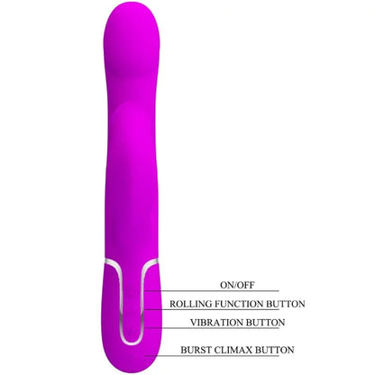 Pretty Love Vibrateur Rabbit Perles Violet