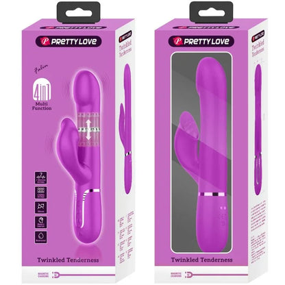 Pretty Love Vibrateur Rabbit Perles Violet