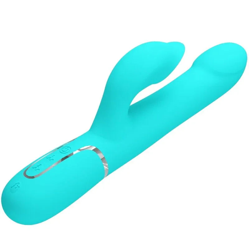 Pretty Love Perles Vibrateur Lapin Vert Aqua