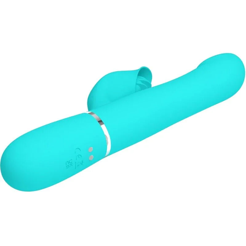 Pretty Love Perles Vibrateur Lapin Vert Aqua