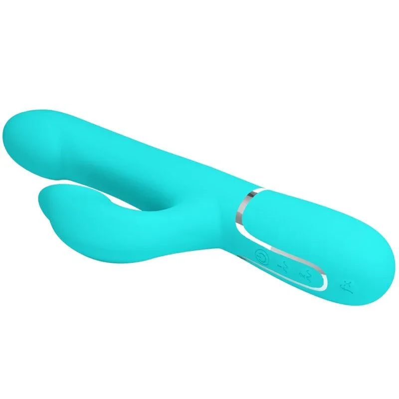 Pretty Love Perles Vibrateur Lapin Vert Aqua
