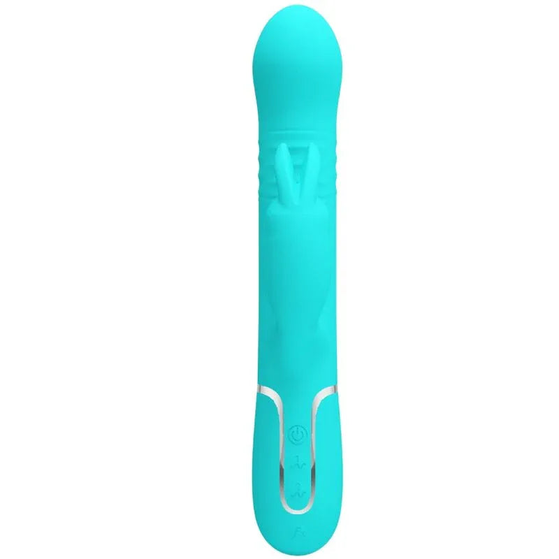 Pretty Love Vibrateur Coale Rabbit Perles Vert Aqua