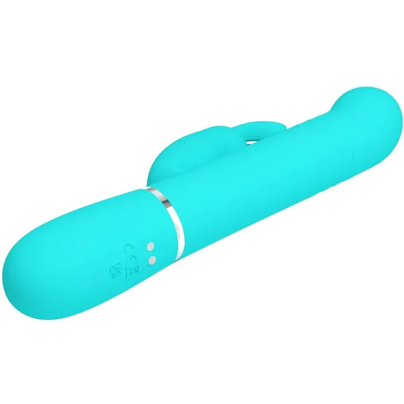 Pretty Love Vibrateur Coale Rabbit Perles Vert Aqua