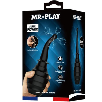 Mr Play – Douche Anal Blkm6 Super Power Noir