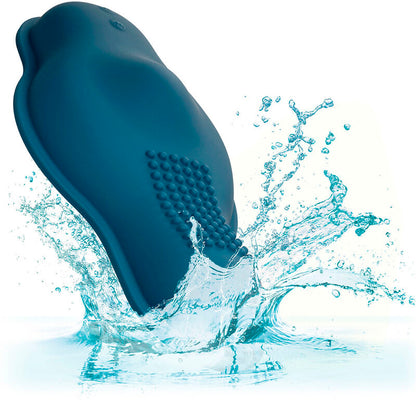 CALEXOTICS - RIDER MASSAGER DOUBLE MOTEUR TÉLÉLÉCOMMANDE BLEU