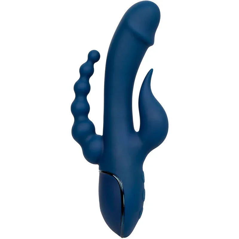 Calexotics – Vibrateur Triple Orgasme Bleu – Explosion de Plaisir & Orgasmes Puissants