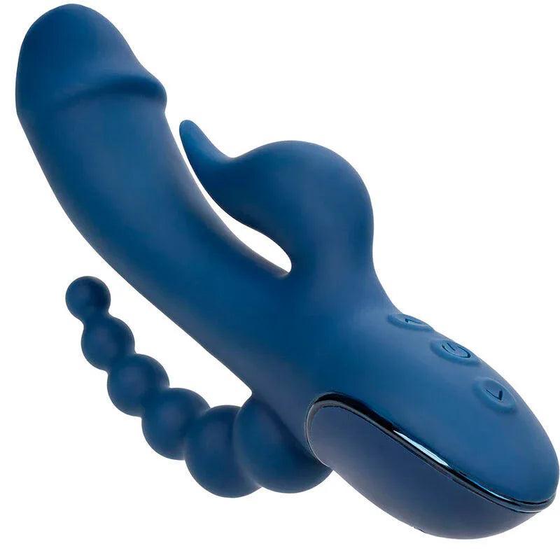 Calexotics – Vibrateur Triple Orgasme Bleu – Explosion de Plaisir & Orgasmes Puissants
