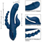 CALEXOTICS - VIBRADOR TRIPLE ORGASMO AZUL