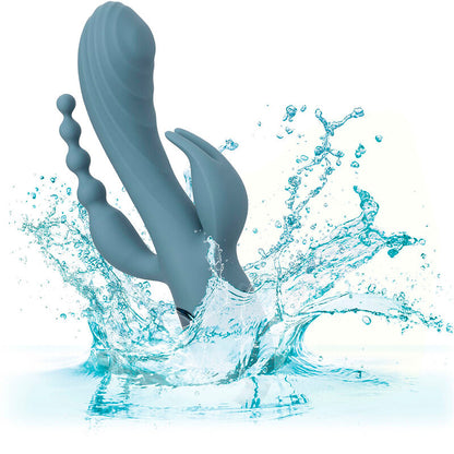 CALEXOTICS - VIBRATEUR TRIPLE ECSTASY GRAY