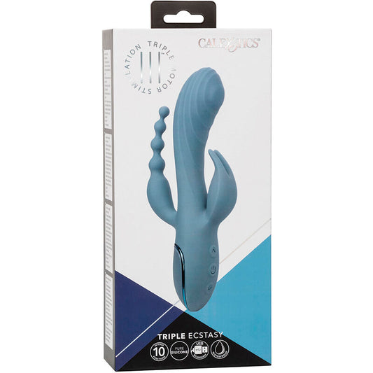 CALEXOTICS - VIBRATEUR TRIPLE ECSTASY GRAY