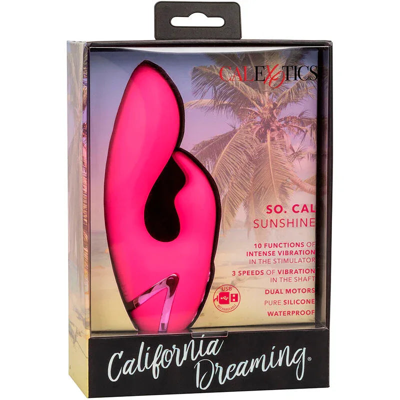 Calexotics – Donc. Vibrateur Cal Sunshine Rabbit Fuchsia Par California Dreaming