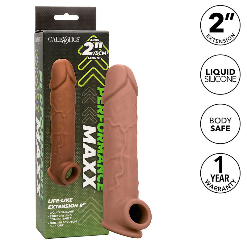 CALEXOTICS - EXTENSION PERFORMANCE MAXX LIFE-LIKE 8 PEAU BROWN