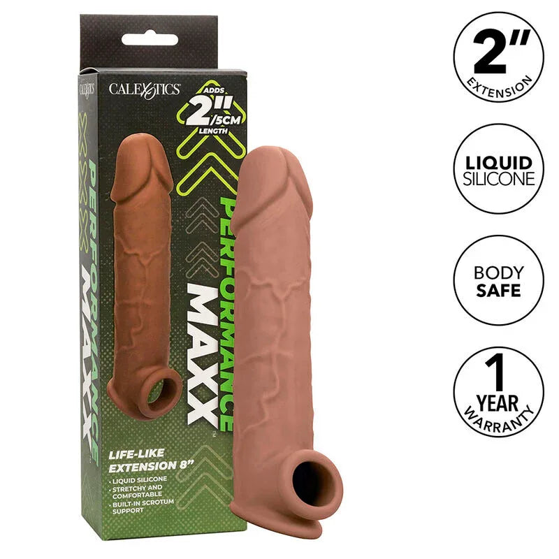 Calexotics – Extension Performance Maxx Life Like 8 Peau Marron