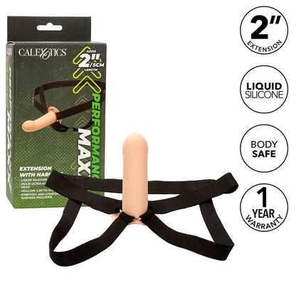 Calexotics – Extension Performance Maxx avec Harnais Peau Claire