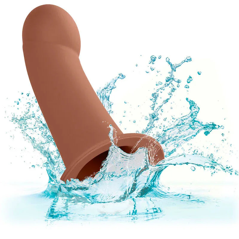 Calexotics – Extension Performance Maxx avec Harnais Peau Brun