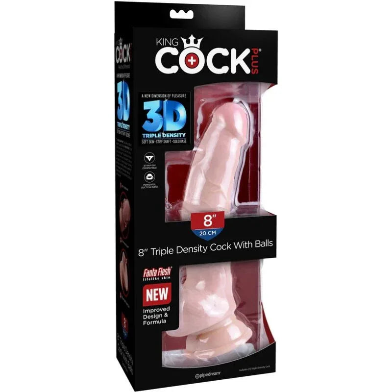 King Cock Gode Triple Densité 18.4 cm