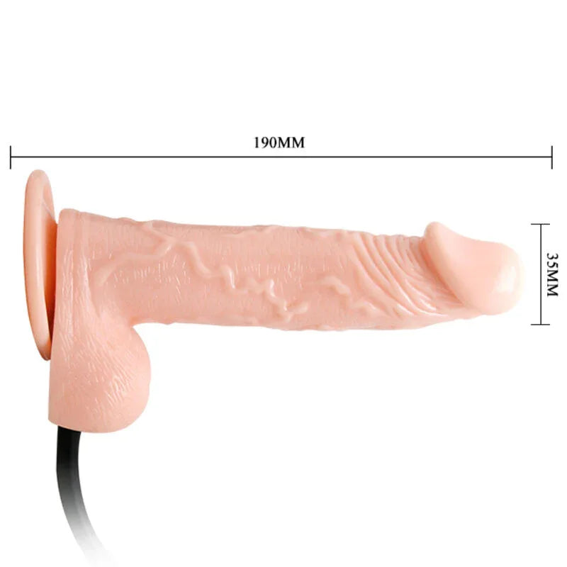 Dance – Gode Gonflable Réaliste avec Ventouse 15 cm