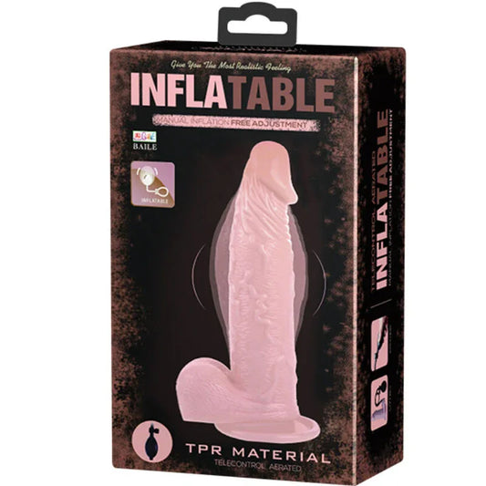 Dance – Gode Gonflable Réaliste avec Ventouse 15 cm
