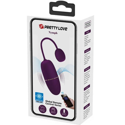 Pretty Love – Nymph Oeuf Vibrant Contrôlé Par Application Lila